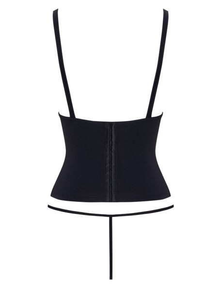 Ensemble corset seins nus noir - Cottelli PARTY 